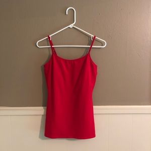 Express Red Best Loved Cami with built-in bra M